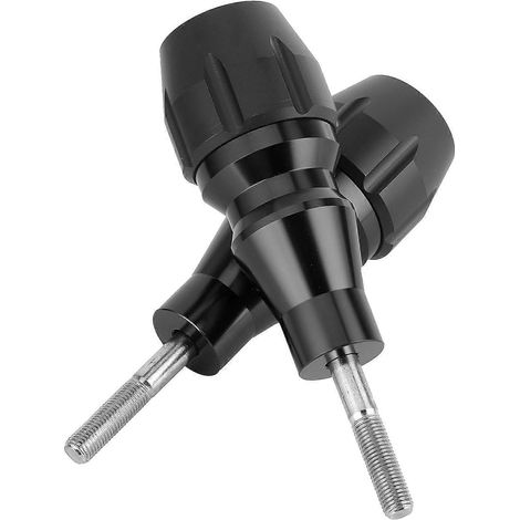 1. Tige de protection de carénage moto universelle 10mm – Patin de glissière cadre en acier inoxydable noir (130 caractères) (1/4)