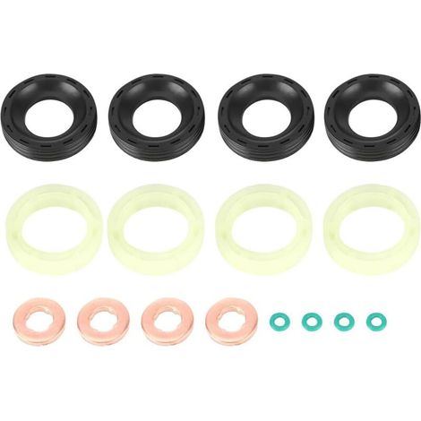 Joints Injecteurs Kit Rondelles Injection Carburant, Joints D'injecteur Haute Qualité Pour Injecteurs Carburant, Joints D'injecteur Pour Conditions Haute Température Et Pression(Vert)