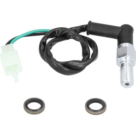 Câble de contacteur de frein hydraulique arrière, vis creuse simple M10x1.0, pièces universelles pour moto (1/5)