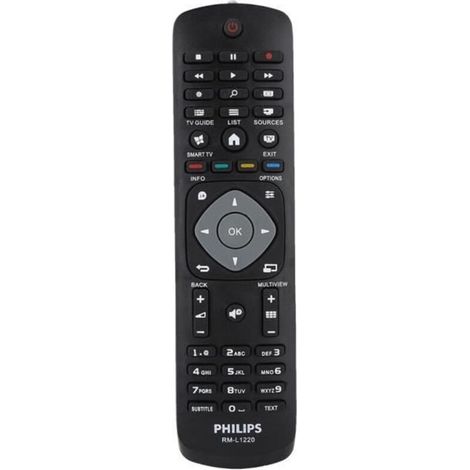 Télécommande de Remplacement Smart TV multifonction pour Philips RM-L1220 RC19002B RC2031 (1/4)