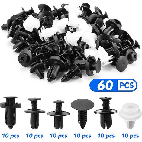 Lot de 60 clips de fixation automobile assortis pour BMW E90 E92 E93 F20 F21 F30 F31 F32 F33 F34 F15 F10 F01 F11 F02 G30