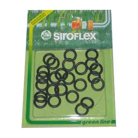Blister mit 25 Gummi-O-Ringen (Ersatz-Schnellspülanschluss)