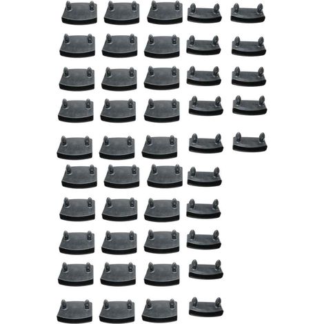 45 Capuchons de Lattes, Plastique Robuste, Embouts Simples et Doubles, pour Lit Simple Double King Queen (1/5)