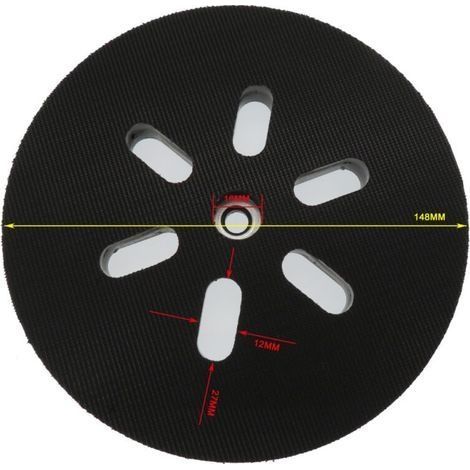 150-mm-Schleifteller – Für Bosch GEX 150 AC, PEX 15 AE, GEX 150 Turbo Exzenterschleifer – 150 mm mit W-förmiger Schraube (1/4)