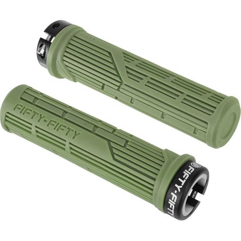 MTB Griffe Lock-On weich und bequem für Mountainbikes Olive Grün (1/5)