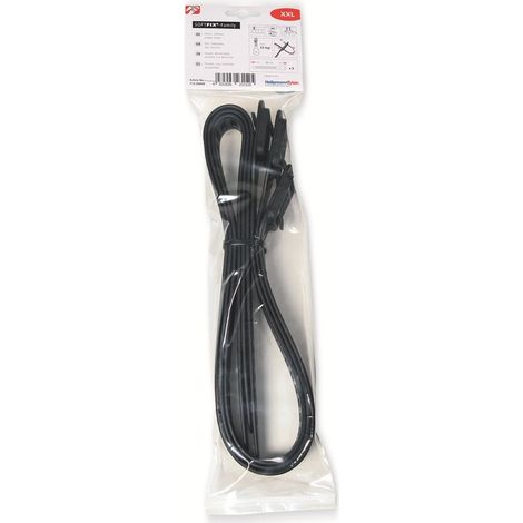 HellermannTyton 115-28898 SOFTFIX XXL-TPU-BK (3) Kabelbinder 880 mm 28 mm Schwarz 3 St. (1/5)