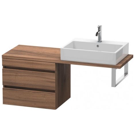 Duravit DuraStyle meuble bas pour console compacte, 2 tiroirs, 600mm, Couleur (avant/corps): Décor noyer naturel - DS532807979