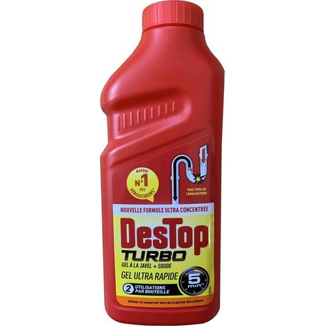 Destop Rohrfrei-Gel Turbo 2 Dosen 500 ml - Destop