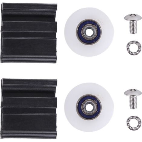 Porte coulissante légère et anti-âge – Kit complet avec roulettes pour amélioration habitat, facile à recycler, sans marque (1/5)
