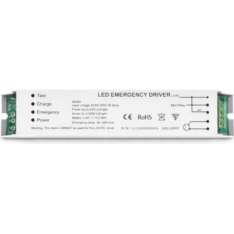 Driver di emergenza per tubi e plafoniere LED fino a 20W 20 W (1/2)