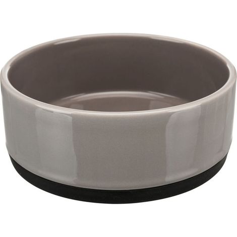 Ciotola in ceramica antiscivolo 0.75l diametro 16cm colore grigio (1/2)
