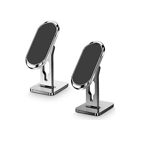 Magnetische Autohalterung für Handys, 2er-Set, 360° drehbare, starke Magnet-Smartphone-Halterung, kompatibel mit iPhone/Samsung/Huawei/GPS