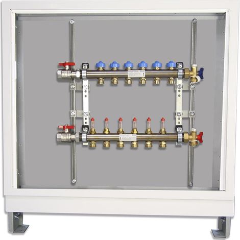 Roth Verteilerstation HK 7 vormontiert mit Kugelhahn 1"
