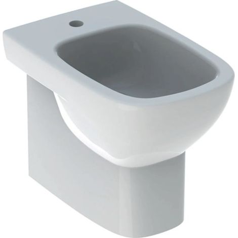 Bidet a pavimento filomuro bianco lucido - Geberit Fantasia (1/4)