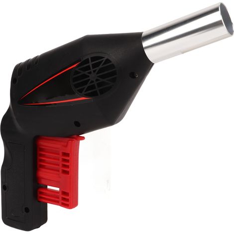 Souffleur à main portable pour barbecue avec buse en acier inoxydable, allume-feu extérieur (1/5)