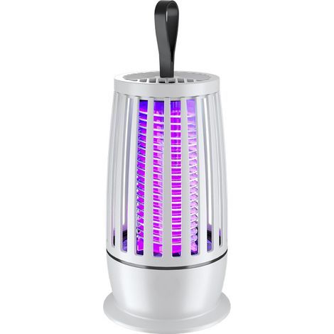 Lampe d'intérieur USB filaire avec anneau de suspension, lampe anti - mouche portable pour la maison, chambre à coucher, camping, Moucherolle d'intérieur (1/5)