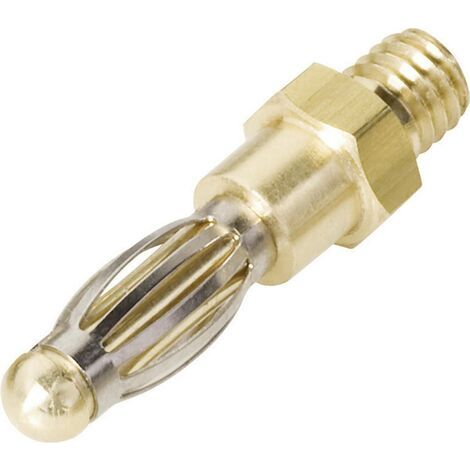 Fiche banane mâle à encastrer Ø de la broche: 3 mm Schnepp EFK 3000 argent 1 pc(s) (1/3)