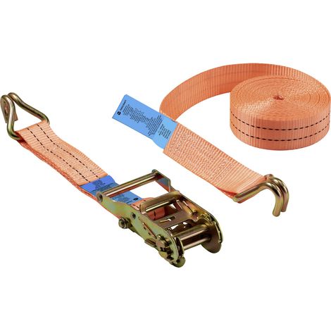 TOOLCRAFT Zweiteiliger Spanngurt Zugkraft LC Niederzurren (einzeln/direkt)=1500 daN (L x B) 8000 mm (1/5)