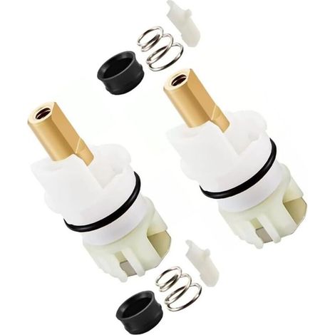 Ersatzkartuschen-Set, kompatibel mit RP25513, zur Leckageverhinderung an Bad-, Küchen- und Badewannenarmaturen, aus Messing und Kunststoff. (1/5)