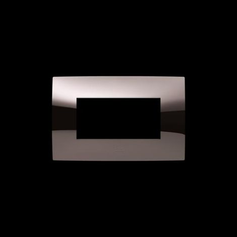 Placca 4 moduli bronzo lucido abb chiara 2csk0451ch