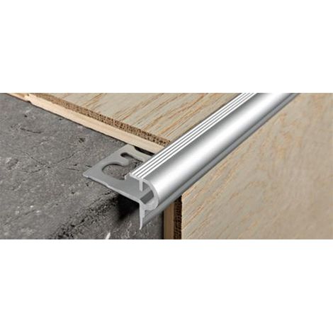 Prostyle profilo per scale alluminio anodizzato argento h=10mm l= 2,70 ml (1/2)
