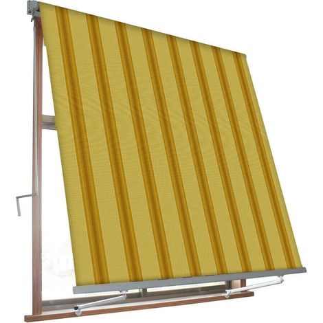 Milos fallarmtuch mit ausziehbaren Armen beige/ocra 3x2,45 m