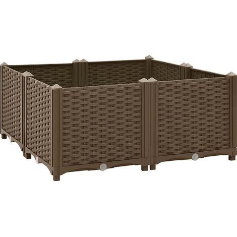 Maison Exclusive - Lit surélevé 80x80x38 cm Polypropylène (1/5)