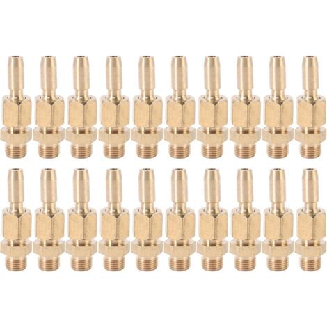 Lot de 20 buses de à eau DN6 en laiton de 1/8" - Buses (1/5)
