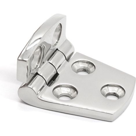 Charnière en acier inoxydable 316 de 57 x 38 mm, charnière pliante à cinq trous pour fenêtre à battant, charnière pour yacht et camping-car, quincaillerie marine 38 x 70, charnière marine 2 (1/3)
