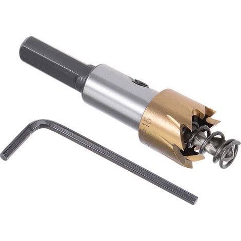 Scie-Cloche 16mm Foret Coupe-Trou pour Acier Inoxydable pour Métal (1/5)