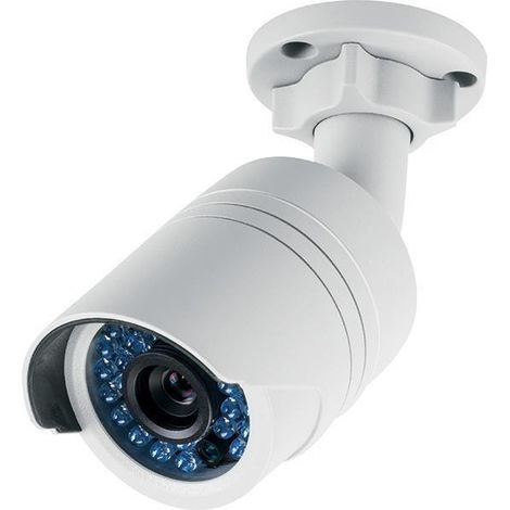 Caméra IP tube métal FullHD (2Mp / 1920x1080) POE