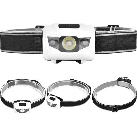 3W LED-Stirnlampe mit rotem und weißem Licht, ideal zum Angeln, Picknicken, Wandern und Bergsteigen. (1/5)