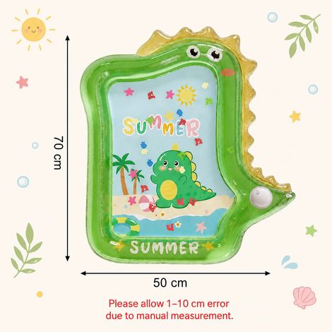(70x50cm) Tapis d'eau gonflable en forme de dinosaure, tapis de jeu sensoriel, adapté aux nourrissons et aux tout-petits. (1/5)