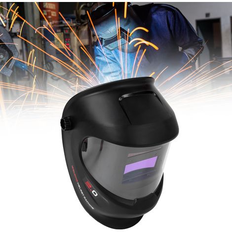 Casque de soudage à énergie solaire DIN9-DIN13, masque auto-obscurcissant à teinte réglable, écran de protection pour poste à souder, chapeau d'électricien. (1/5)