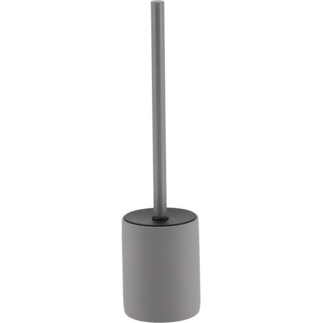 Toilettenbürste aus steinzeug mit rubber-effekt - grau - Tendance (1/3)