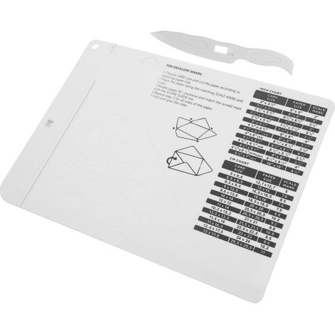 Planche à plier pour la fabrication artisanale d'enveloppes et de (1/5)