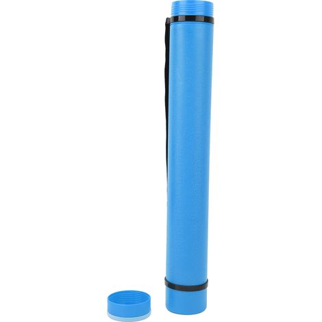 Carquois d'épaule PE pour arc, support de rangement réglable rétractable avec sangle à boucle, pour chasse tir sport bleu (1/5)
