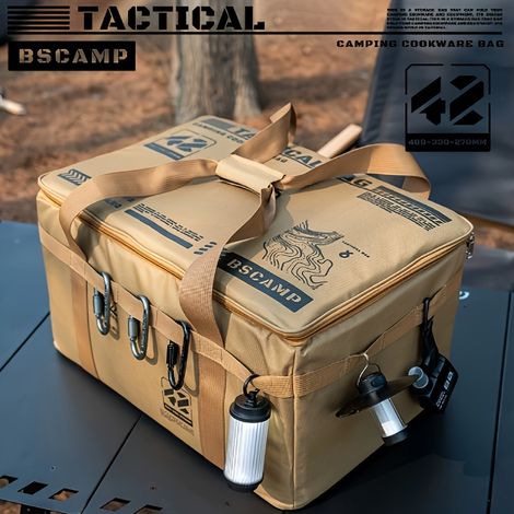 Sac de rangement multifonctionnel d'extérieur de 30 L / Boîte de rangement pliable pour matériel de camping, grand sac de rangement (1/5)