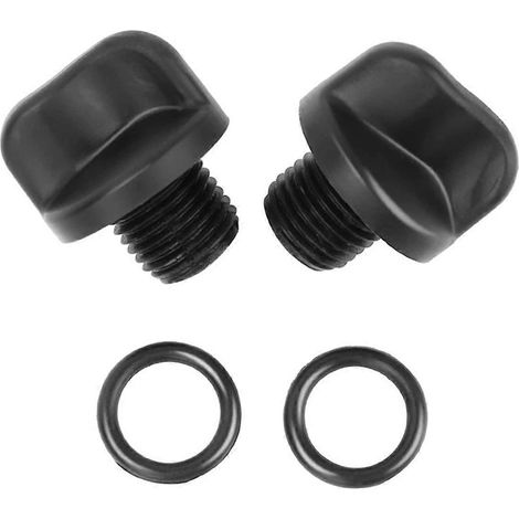 Lot de 2 bouchons pour tuyaux de pompes de filtration de piscine (1/5)