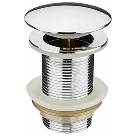 Bonde de lavabo pop-up 62mm – Filetage G1 1/4 – Installation facile avec joints inclus – Système de drainage par pression (1/5)