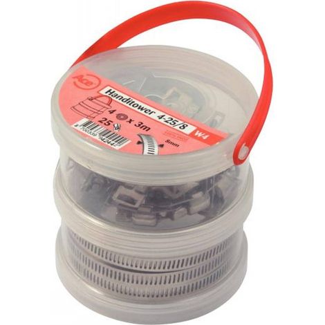 Boitede 4 Rouleaux de 3 Mètres de Bande Perforée 8 mm + Têtes 8 mm - W4 - D-Work (1/4)
