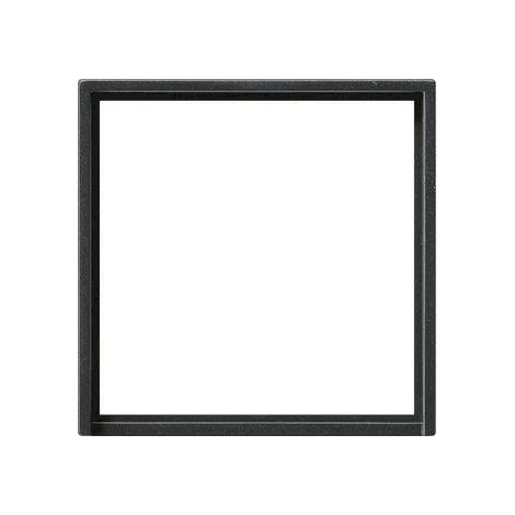 Plaque de finition Gira 0282005 plastique mat noire 9x6x10 cm