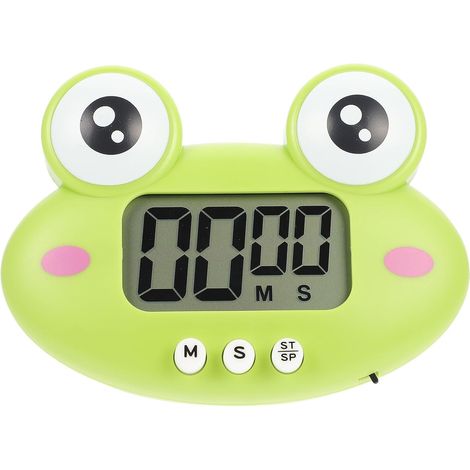 Minuteur Électronique Cuisine de Grenouille Verte, Contrôle Temps (1/5)