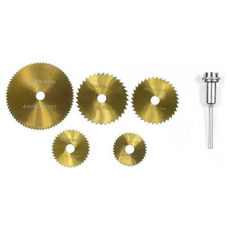 Mini lames de scie circulaire, outils rotatifs de 22/25/32/35/44mm, disque de coupe HSS, outil électrique pour le bois et le métal (1/5)