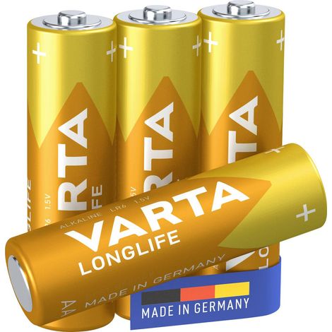 Varta Longlife Pile LR6 (AA) alcaline(s) 2800 mAh 1.5 V 4 pc(s) Y198883 (1/2)