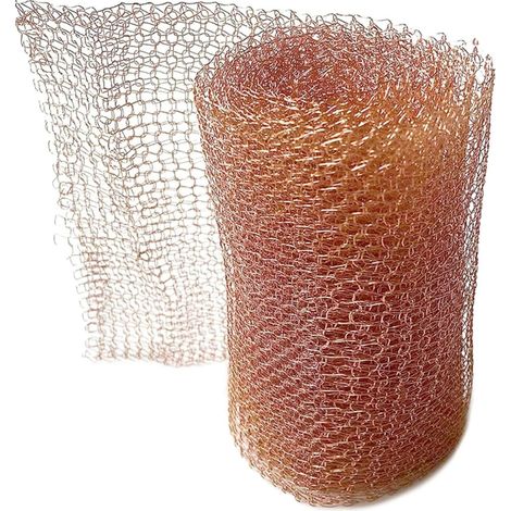 Treillis En Cuivre - Double Couche Tissé - 612 7 Cm X 12 7 Cm - Pour Protection Contre Rongeurs Et Insectes - 1 Pièce (1/5)