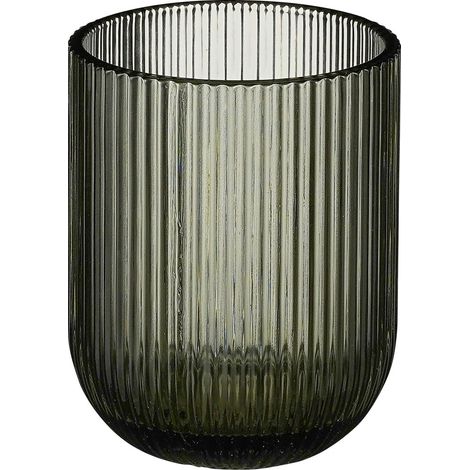 Mica Merlot Trinkglas grau Glas 9,5 x Ø 7,5 cm Trinkglas (1/2)