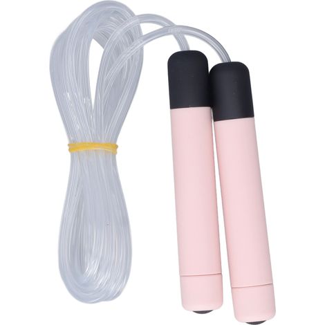 Corde à Sauter Lumineuse LED pour Fitness, Entraînement et Perte de Poids - Rose