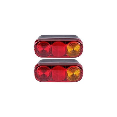 Luces traseras intermitentes para excavadoras hidráulicas JCB 2CX 3CX 4CX Project 12 y 21 ()-Crezuo (1/5)