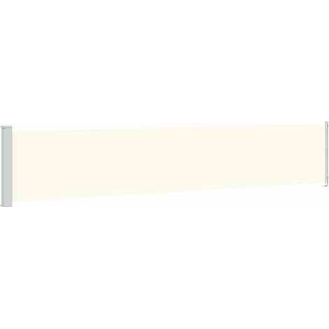 Maison Exclusive - Tenda Laterale Retrattile per Patio 117x600 cm Crema